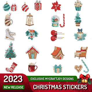 Weihnachtsaufkleber [Einzelpackung]