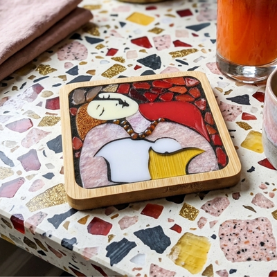 Art-Inspired Mosaic Coaster – The Dream