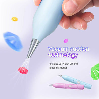 EzyPen – Stylo de peinture diamant électrique avec technologie d'aspiration