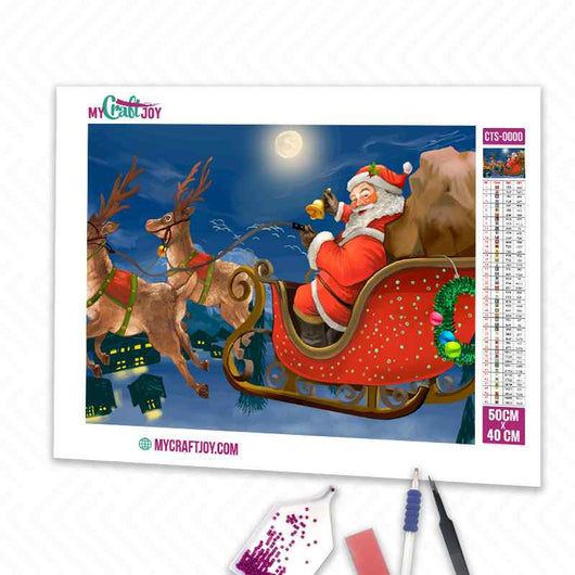 Santa - DIY Diamond Painting Kit