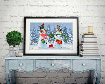 Snowman - DIY Diamond Painting Kit