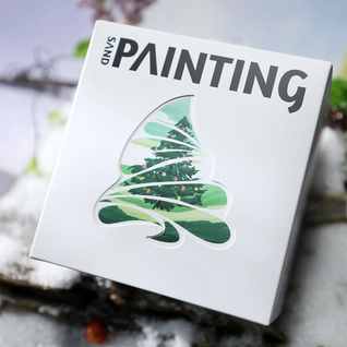 DIY Weihnachts-Sandmalerei-Kerzen-Set