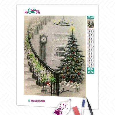 Kit de Peinture Diamant Bricolage - Sapin de Noël