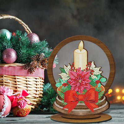 Diamond Painting Wood Ornament