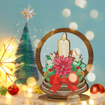 Diamond Painting Wood Ornament