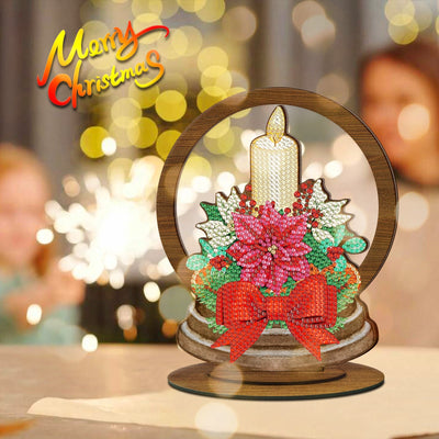 Diamond Painting Wood Ornament