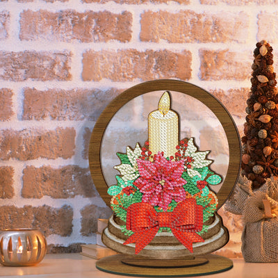 Diamond Painting Wood Ornament