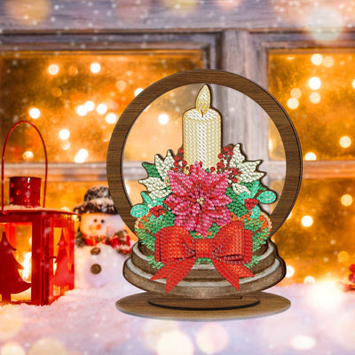 Diamond Painting Wood Ornament