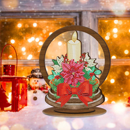 Diamond Painting Wood Ornament
