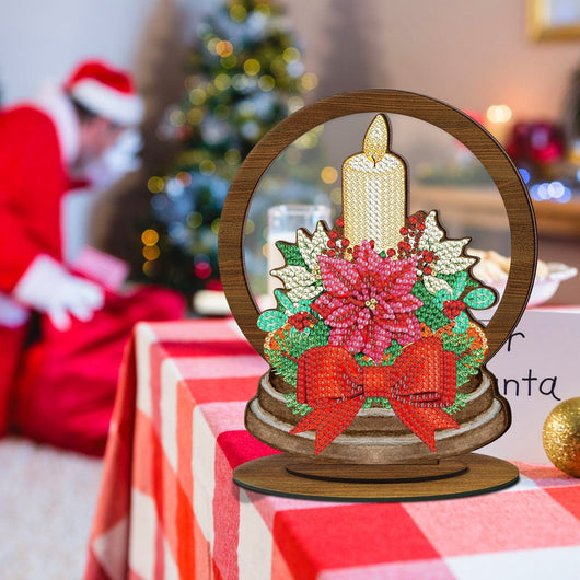 Diamond Painting Wood Ornament