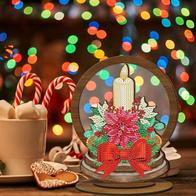 Diamond Painting Wood Ornament
