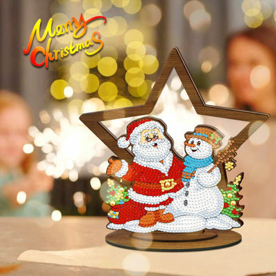 Diamond Painting Wood Ornament