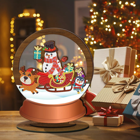 Diamond Painting Wood Ornament