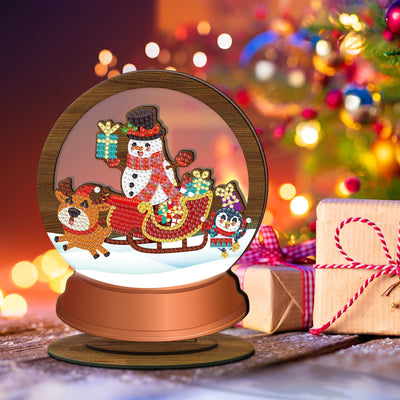 Diamond Painting Wood Ornament