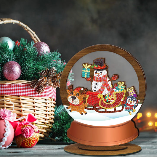 Diamond Painting Wood Ornament