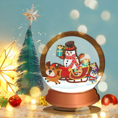 Diamond Painting Wood Ornament