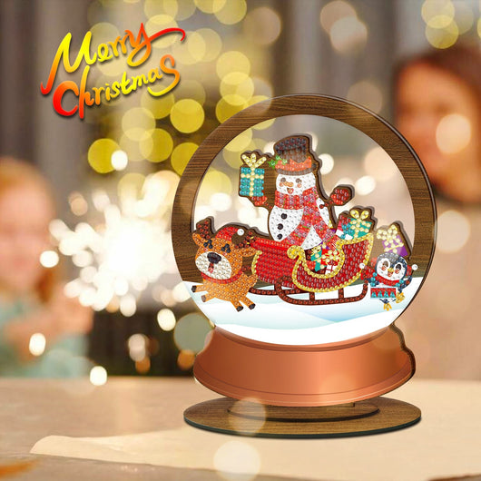 Diamond Painting Wood Ornament