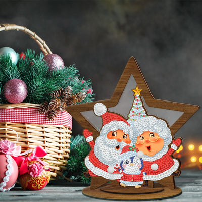 Diamond Painting Wood Ornament