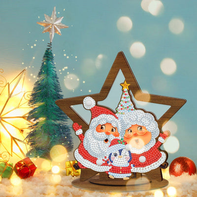 Diamond Painting Wood Ornament