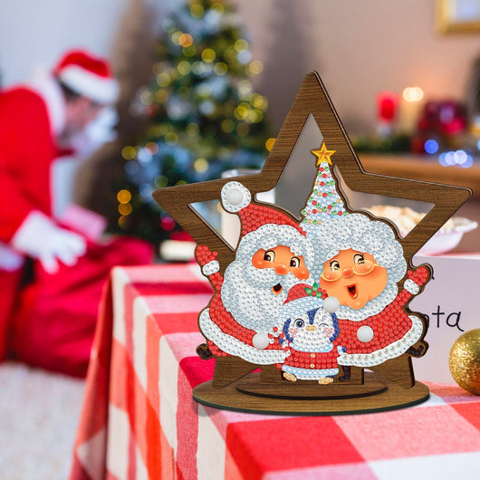 Diamond Painting Wood Ornament