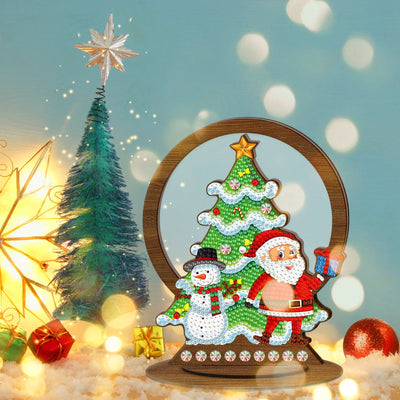 Diamond Painting Wood Ornament