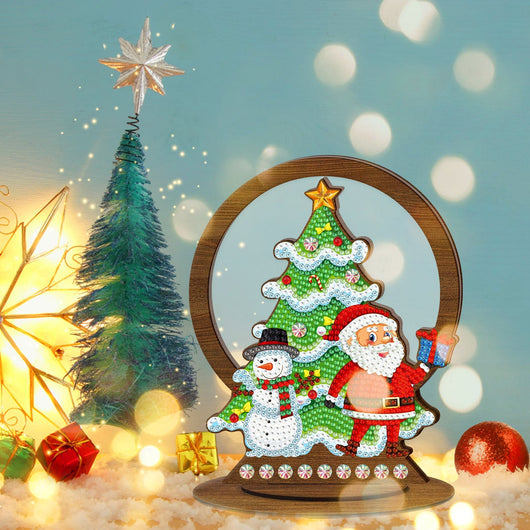 Diamond Painting Wood Ornament