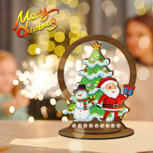 Diamond Painting Wood Ornament