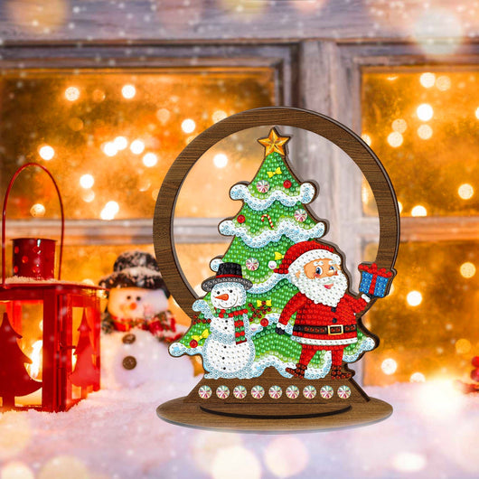 Diamond Painting Wood Ornament