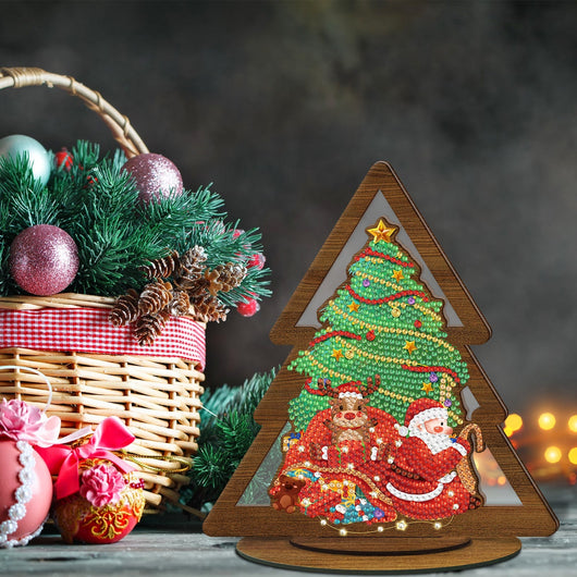 Diamond Painting Wood Ornament