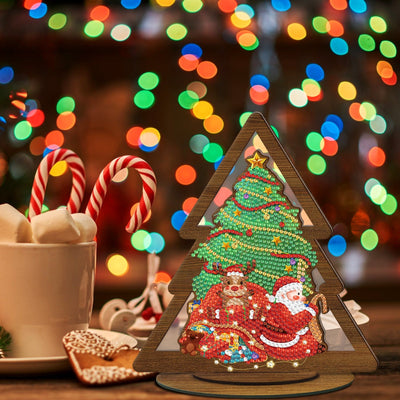 Diamond Painting Wood Ornament