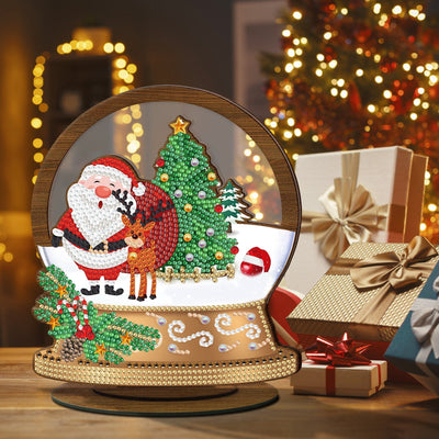 Diamond Painting Wood Ornament