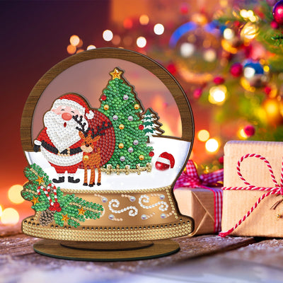 Diamond Painting Wood Ornament