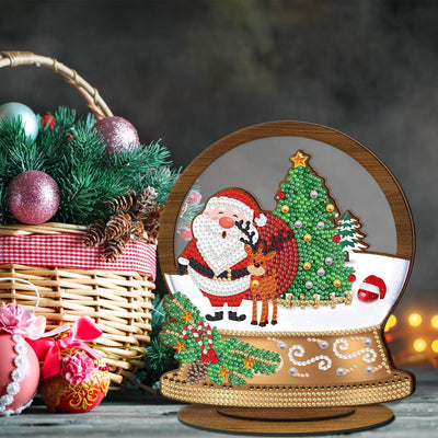 Diamond Painting Wood Ornament