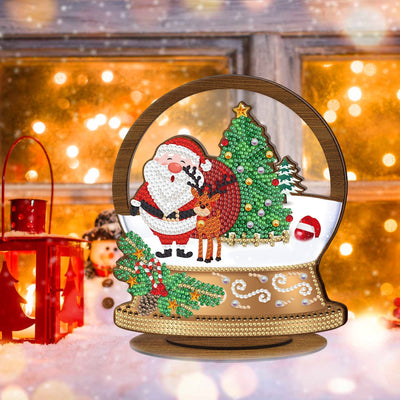 Diamond Painting Wood Ornament