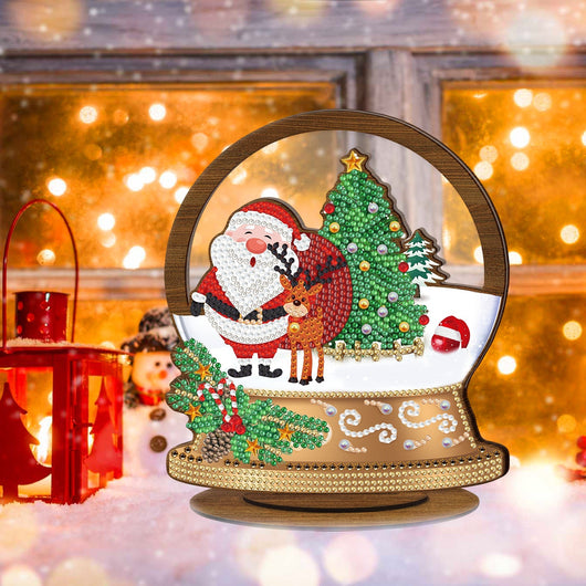 Diamond Painting Wood Ornament