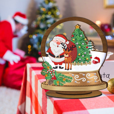 Diamond Painting Wood Ornament