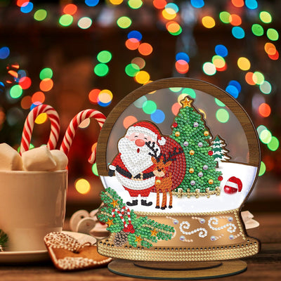 Diamond Painting Wood Ornament