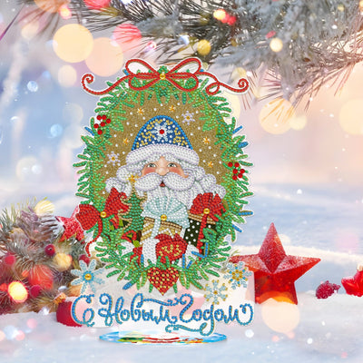 Ornement de Noël en diamond painting