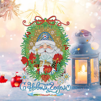Ornement de Noël en diamond painting