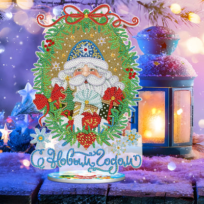 Ornement de Noël en diamond painting