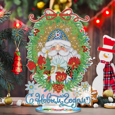 Ornement de Noël en diamond painting