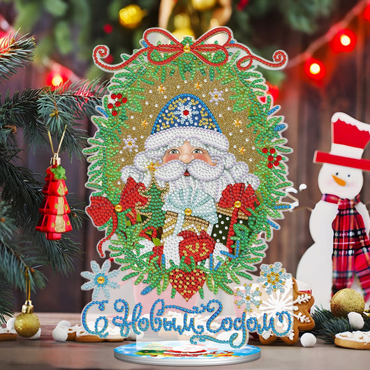 Ornement de Noël en diamond painting