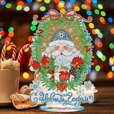 Ornement de Noël en diamond painting