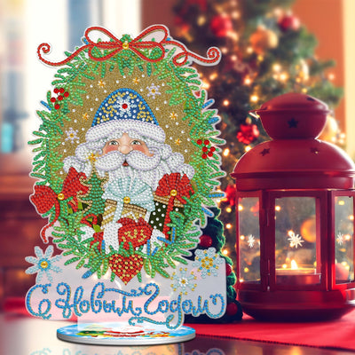 Ornement de Noël en diamond painting