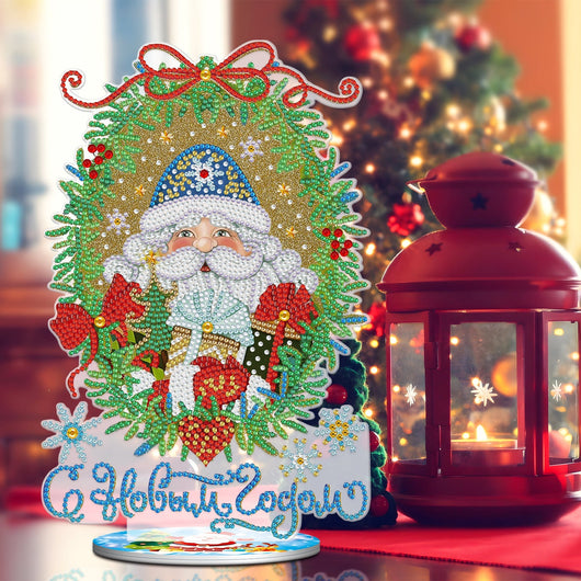 Ornement de Noël en diamond painting