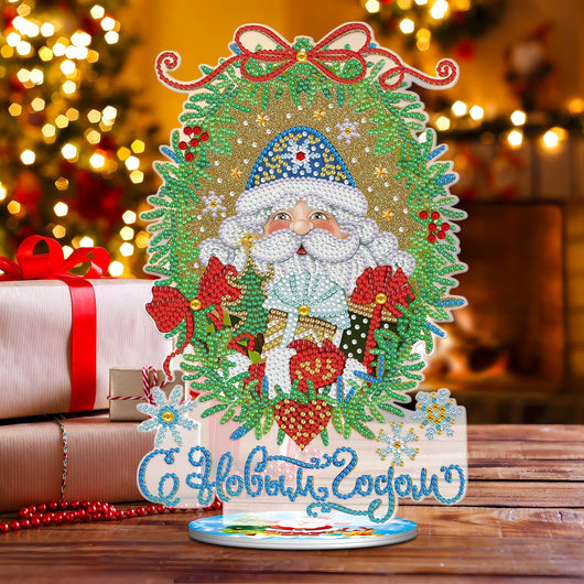 Ornement de Noël en diamond painting