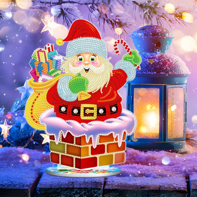 Décoration de Noël en diamond painting