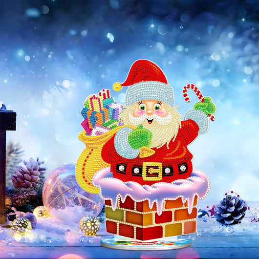 Décoration de Noël en diamond painting