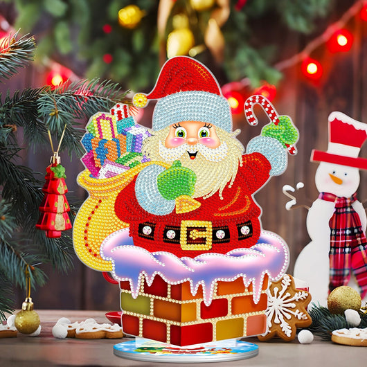 Décoration de Noël en diamond painting