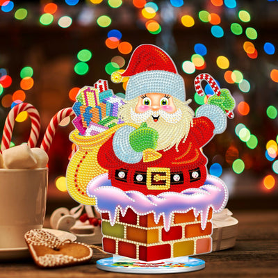 Décoration de Noël en diamond painting
